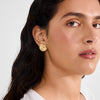 Boucles d’oreilles HAZE plaquées or