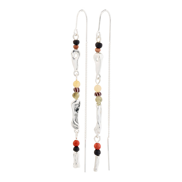 DAWN chain earrings silver - plated