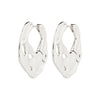 DAWN recycled hoop earrings silver-plated