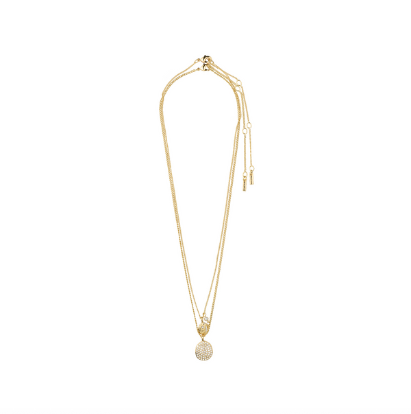 SHIFT 2 in 1 necklace set, gold plated