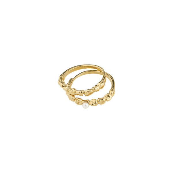SHIFT gold-plated ring