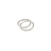 SHIFT bague plaqué argent