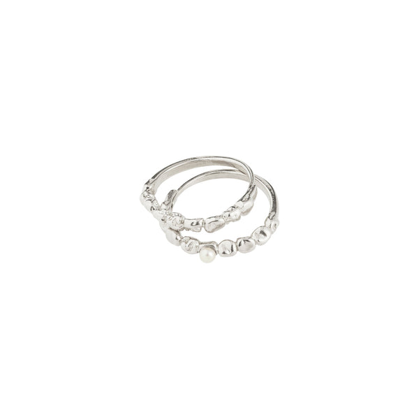 SHIFT silver plated ring