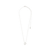 (W) Collier : Iris : Plaqué argent