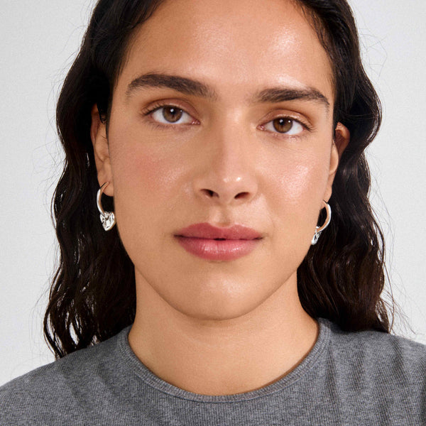Boucles d’oreilles NOVA plaqué argent