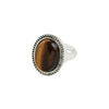 BETWEEN bague plaqué argent