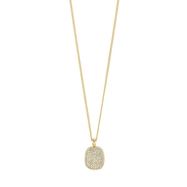 Collier : Ember : Plaqué or : Cristal