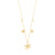 Collier PRISM plaqué or