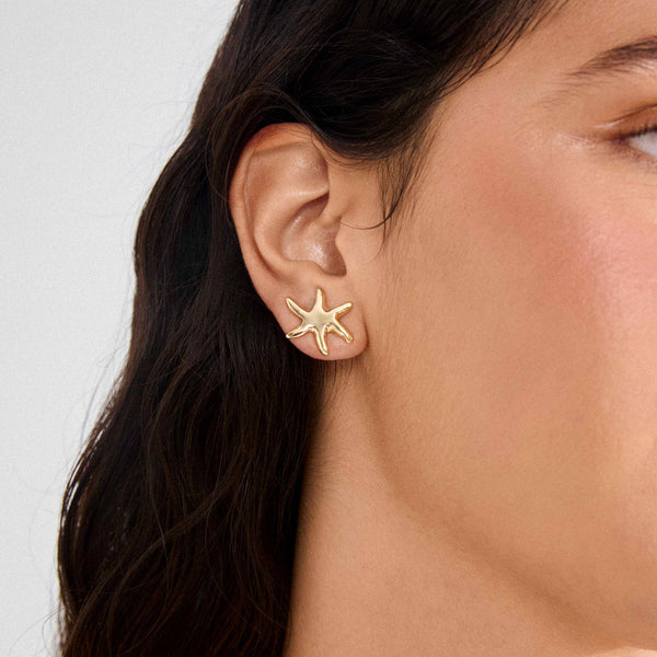 Boucles d’oreilles PRISM plaquées or