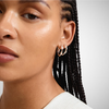 DAWN recycled earrings silver - plated