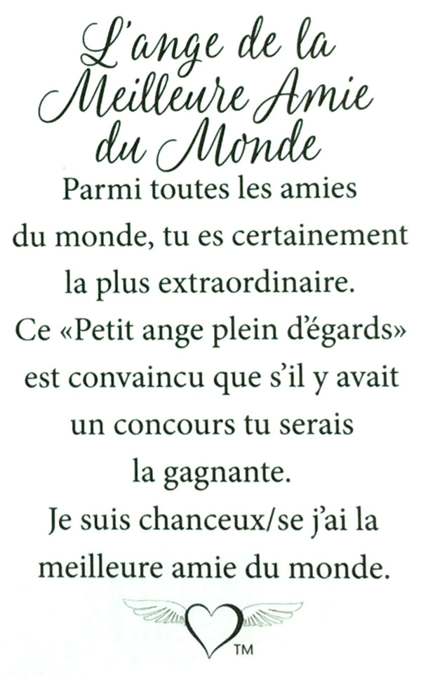 Épinglette Ange : La Meilleur Amie Du Monde