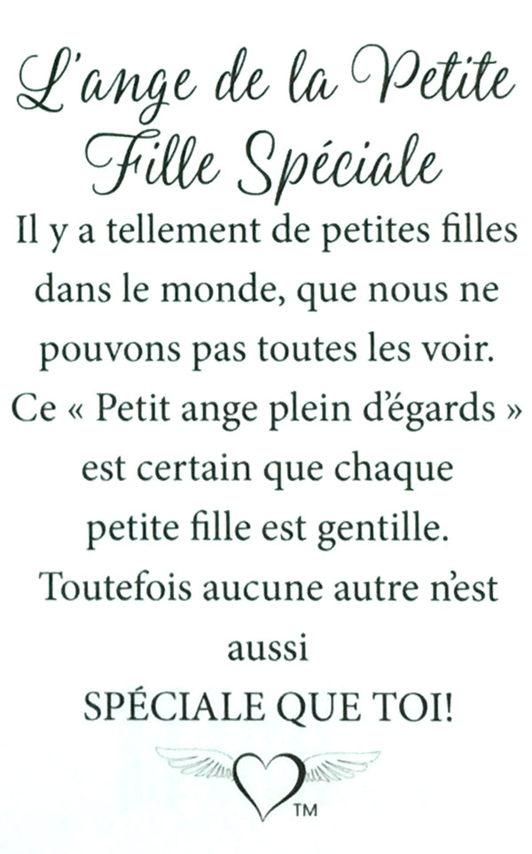 Épinglette Ange : Petit Fille Spéciale