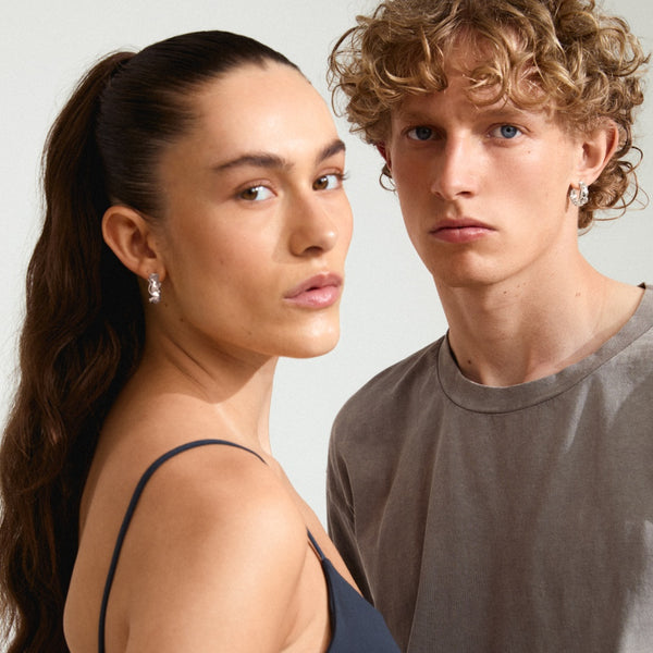 ELLIOT silver-plated earrings
