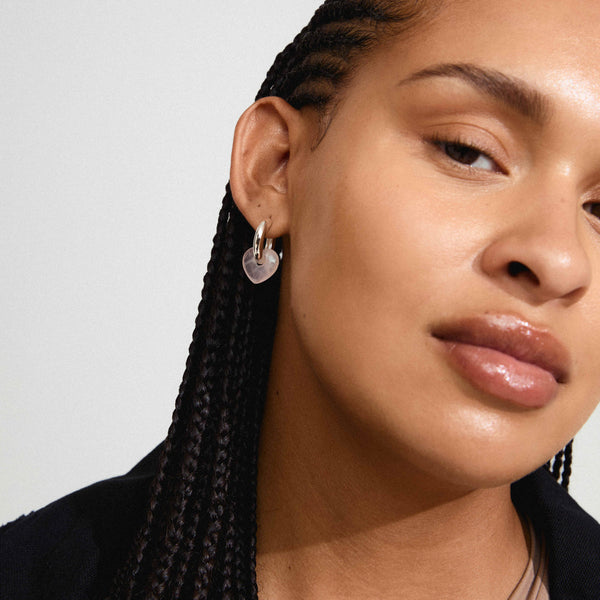 KENDALL silver-plated earrings