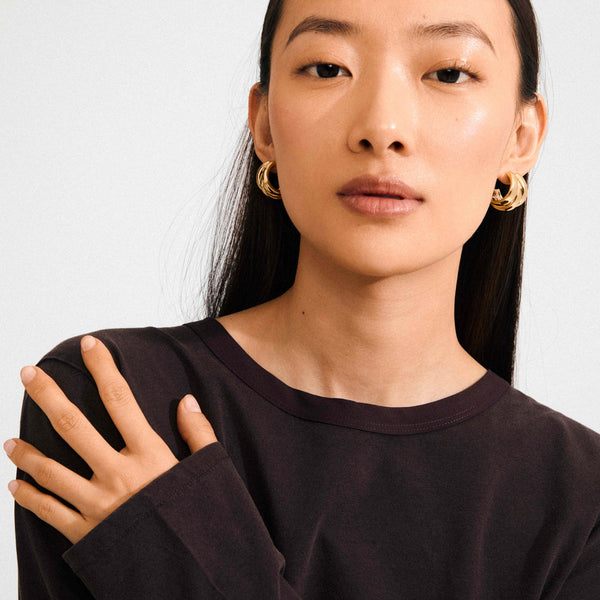 DAMIA gold-plated earrings