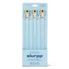 3 pailles jumbo avec embouts tournesol