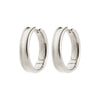 KAYDEN silver-plated creoles