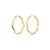 LARKIN gold-plated earrings