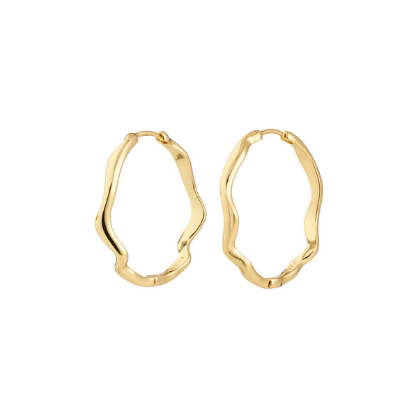 LARKIN gold-plated earrings