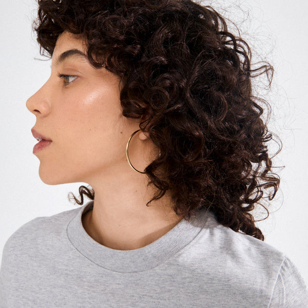 APRIL medium-size anneaux boucles d'oreille