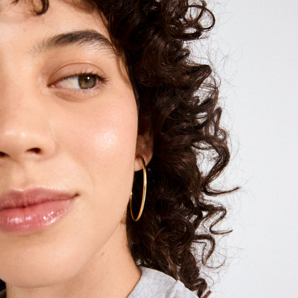APRIL medium-size anneaux boucles d'oreille