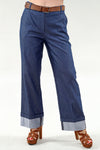 Jeans jambes larges