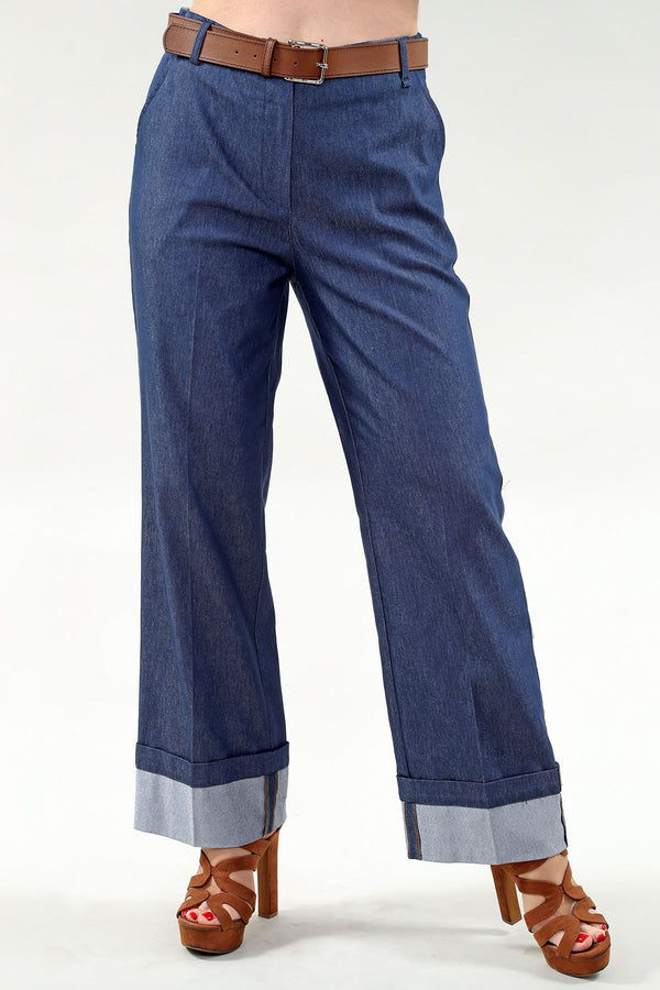 Jeans jambes larges