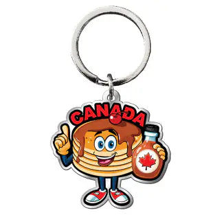 Porte-clés crêpe au sirop d'érable