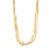 KIRA recycled necklace gold-plated