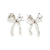 CASSIAN recycled silver-plated earrings