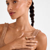 (W) Bague : Arin : Plaqué or