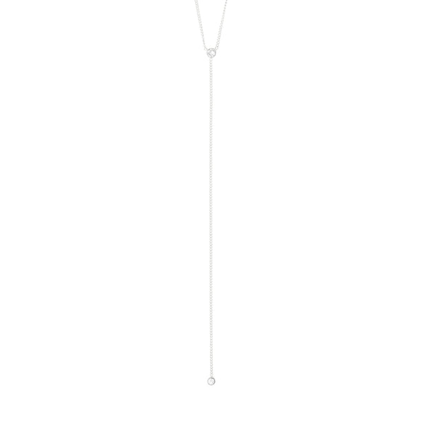 LUMI Y-collier plaqué argent
