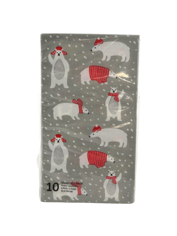 SERVIETTES OURS POLAIRE