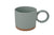 Tasse poignée ronde verte