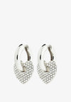 DUNE crystal earrings silver-plated