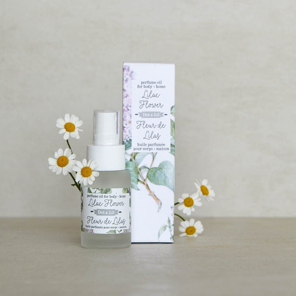 Scented body oil - Lilac