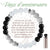 Bracelet Aroma noir : Voeux d'anniversaire