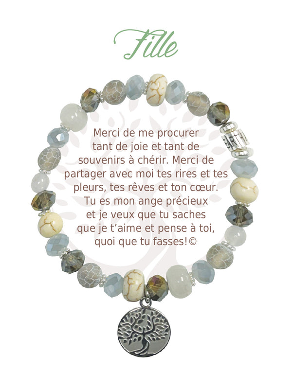 Bracelet Earth Angel Argent : Fille