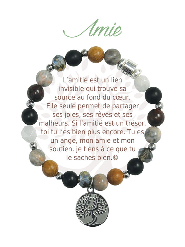 Earth Angel Bracelet 94251 - AMIE Dark Silver