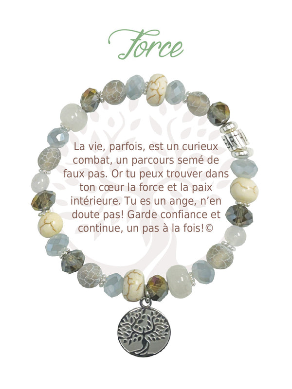 Bracelet Earth Angel Argent : Force