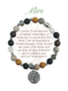 Bracelet Earth Angel Argent Foncé : Mère