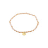 INDIE bracelet rose, plaqué or