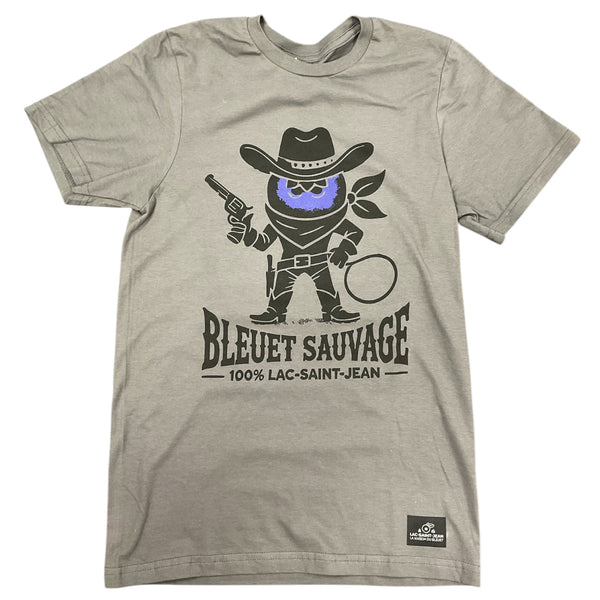 Tee-shirt Gris Charbon avec dessin à l'avant