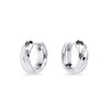 Boucles d'oreille Twisted argent