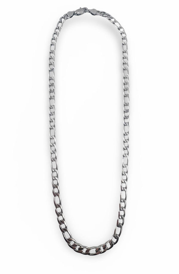 Chaîne Figaro Loyal Argent – 6.5 mm | 22"