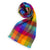 Alpaca Seamless Scarf - Multicolor Check