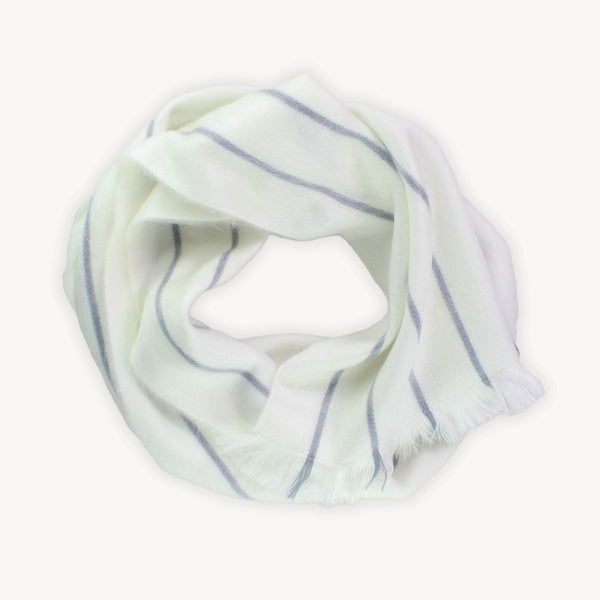 Seamless Scarf - Natural Fine Lines