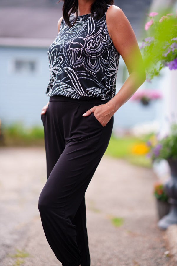 Pantalon 7/8 piña