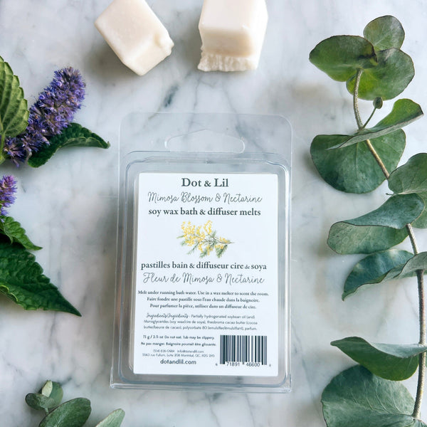 Bath Pastilles/Diffuser - Mimosa Flower &amp; Nectarine