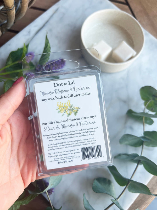 Bath Pastilles/Diffuser - Mimosa Flower &amp; Nectarine